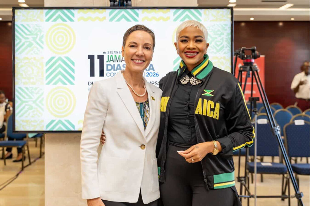 Debbie Bissoon, Kamina Johnson-Smith- Jamaica's Minister of Foreign Affairs